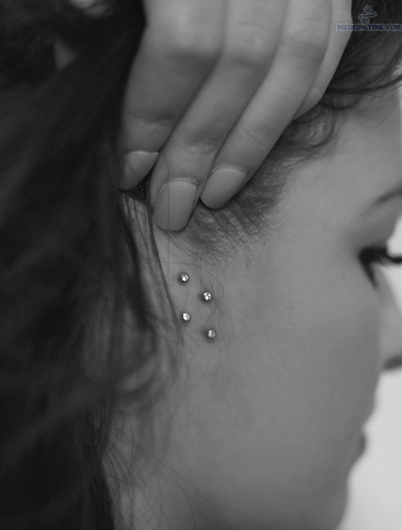 double tragus piercing